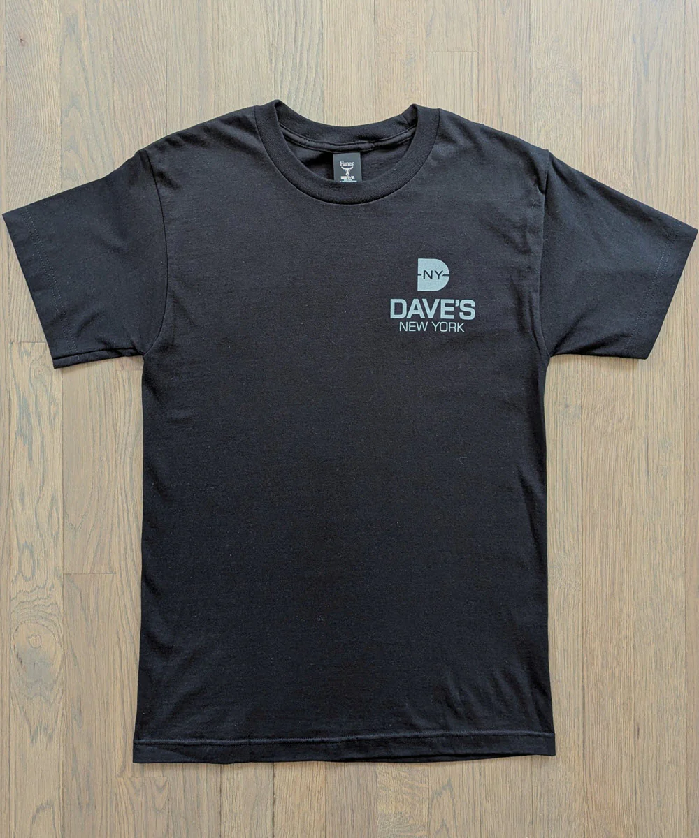 Dave's New York 'Built For' Short Sleeve T-shirt - Black - Image 2