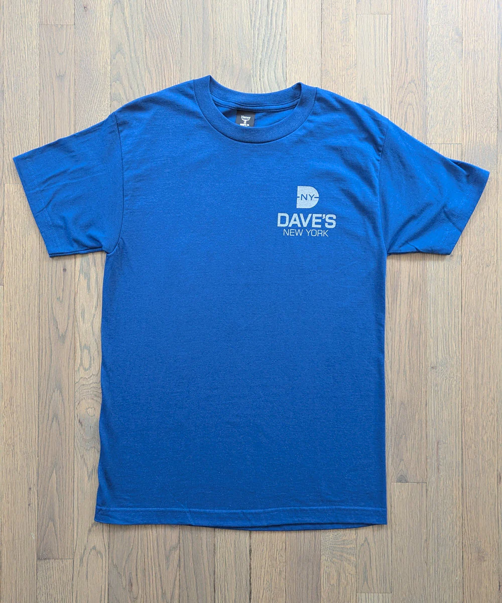 Dave's New York 'Built For' Short Sleeve T-shirt - Regal Navy - Image 2