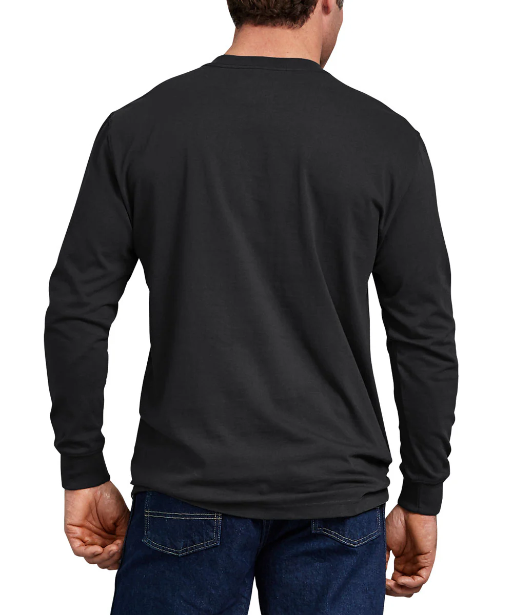 Dickies Heavyweight Long Sleeve Pocket T-shirt - Black - Image 2