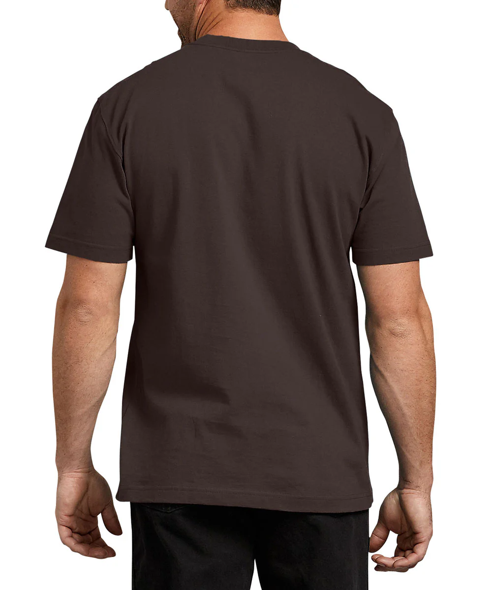 Dickies Heavyweight Short Sleeve Pocket T-shirt - Chocolate Brown - Image 2