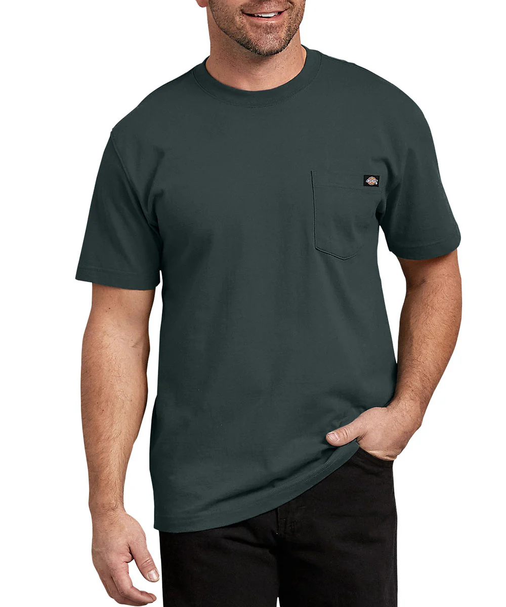 Dickies Heavyweight Short Sleeve Pocket T-shirt - Hunter Green