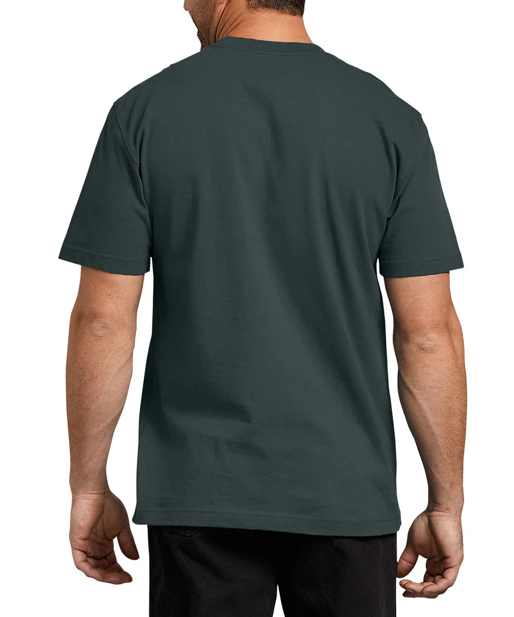 Dickies Heavyweight Short Sleeve Pocket T-shirt - Hunter Green - Image 2