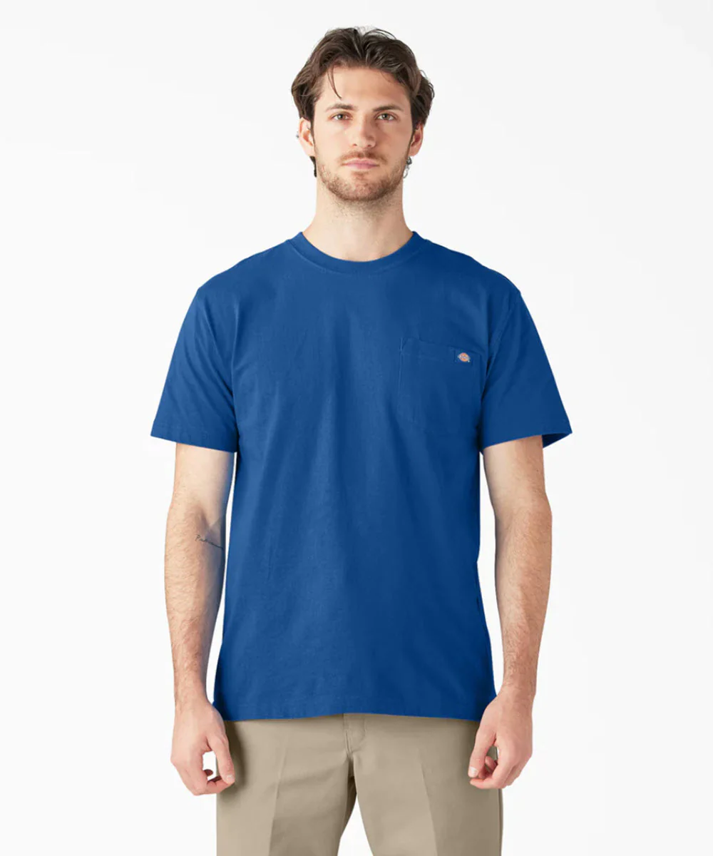 Dickies Heavyweight Short Sleeve Pocket T-shirt - Royal Blue