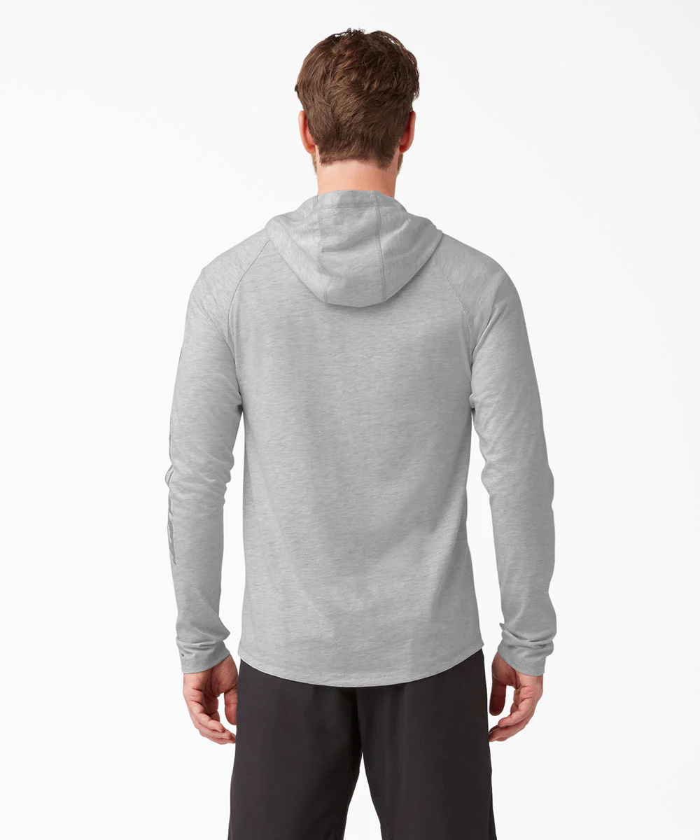 Dickies Cooling Performance Long Sleeve Sun Shirt - Ash Grey - Image 5