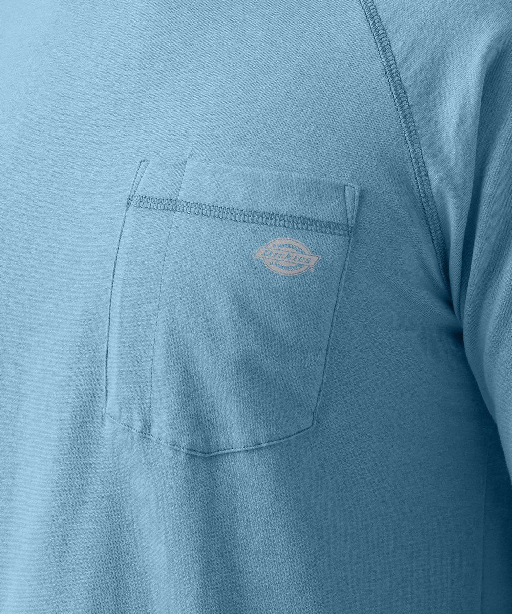 Dickies Cooling Performance Long Sleeve Sun Shirt - Dusty Blue - Image 4