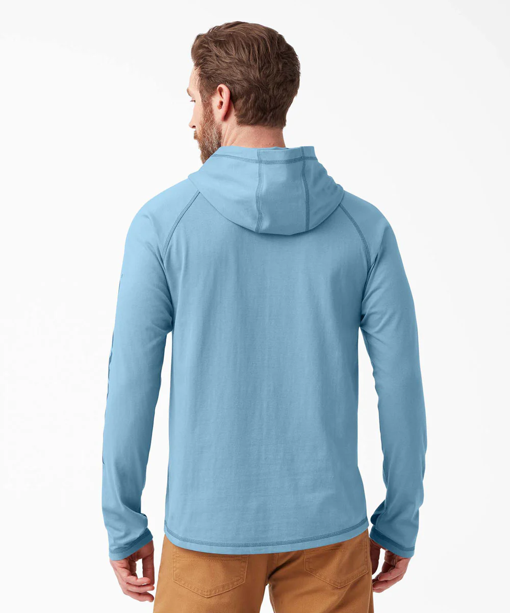 Dickies Cooling Performance Long Sleeve Sun Shirt - Dusty Blue - Image 6