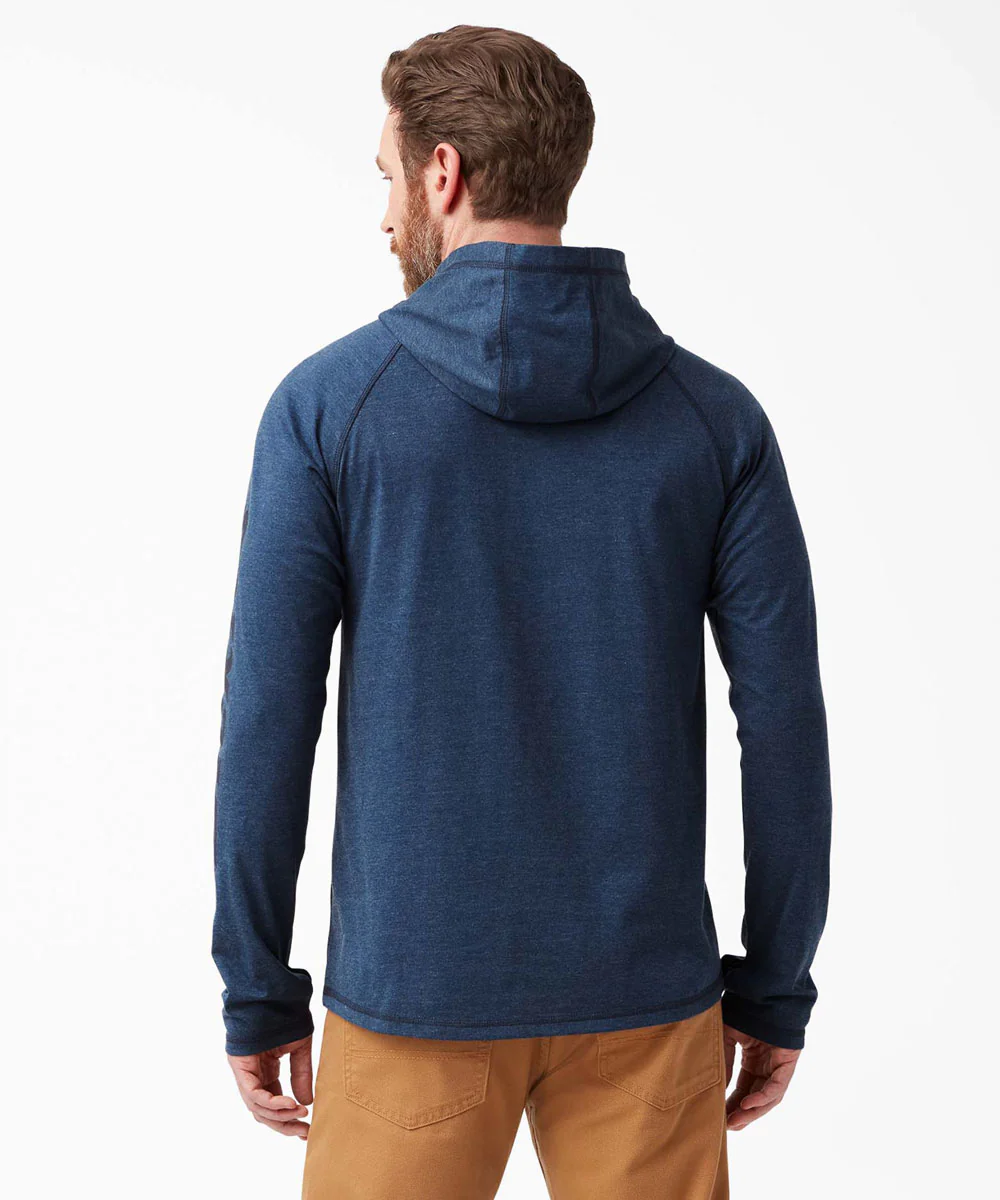 Dickies Cooling Performance Long Sleeve Sun Shirt - Dark Navy Heather - Image 6