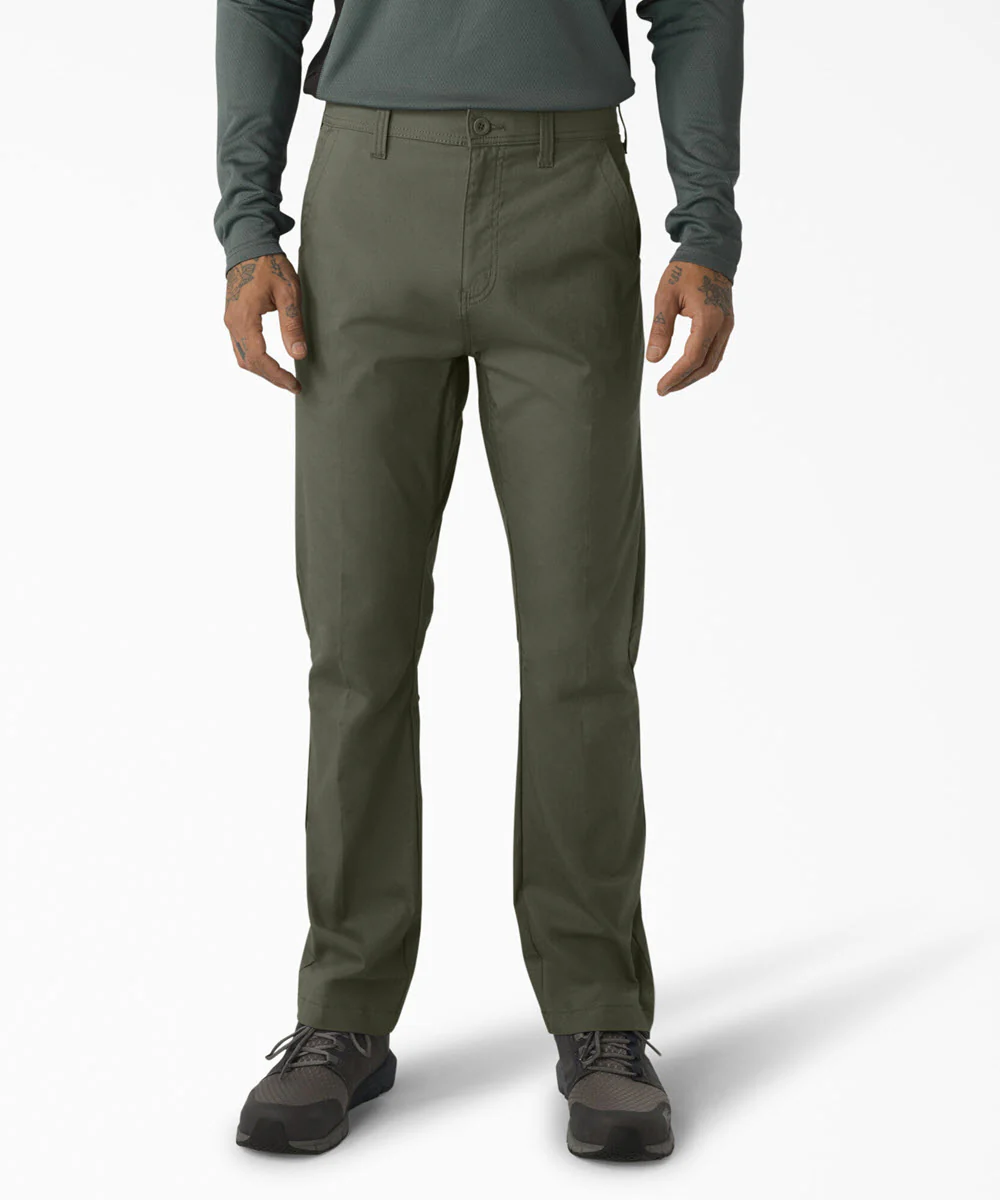 Dickies Men's Cooling Hybrid Utility Pants - Moss Green - Image 2