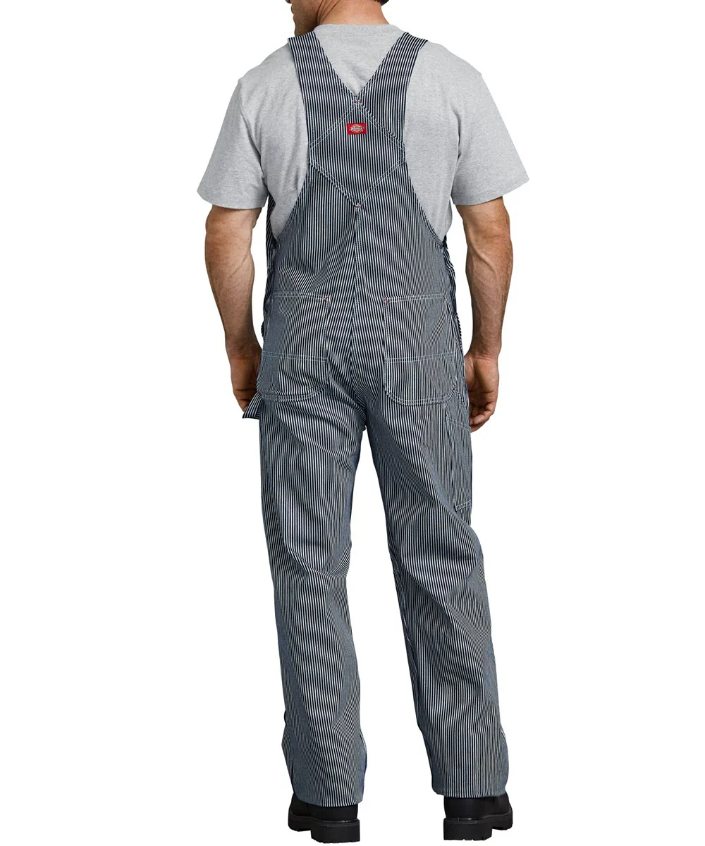Dickies Men's Bib Overalls - Hickory Stripe - Image 2