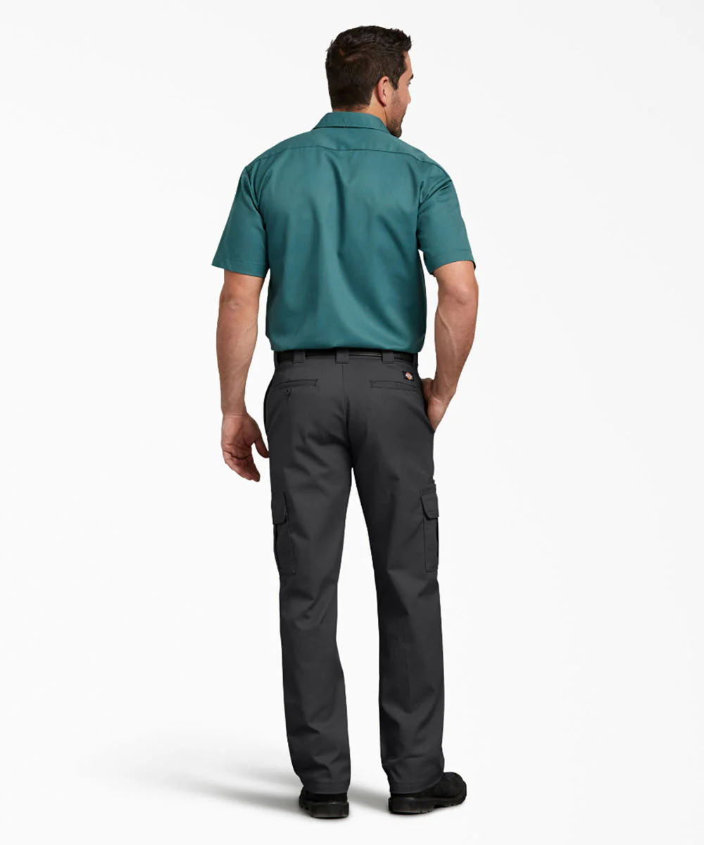 Dickies Men's Regular Fit Twill Cargo Pants - Charcoal - Image 2