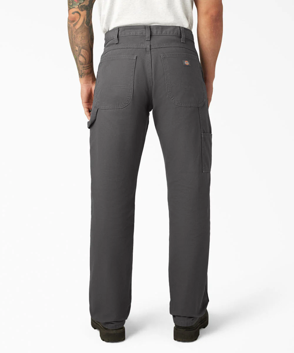 Dickies Men's Relaxed Fit Duck Utility Pants - Rinsed Slate - Image 2