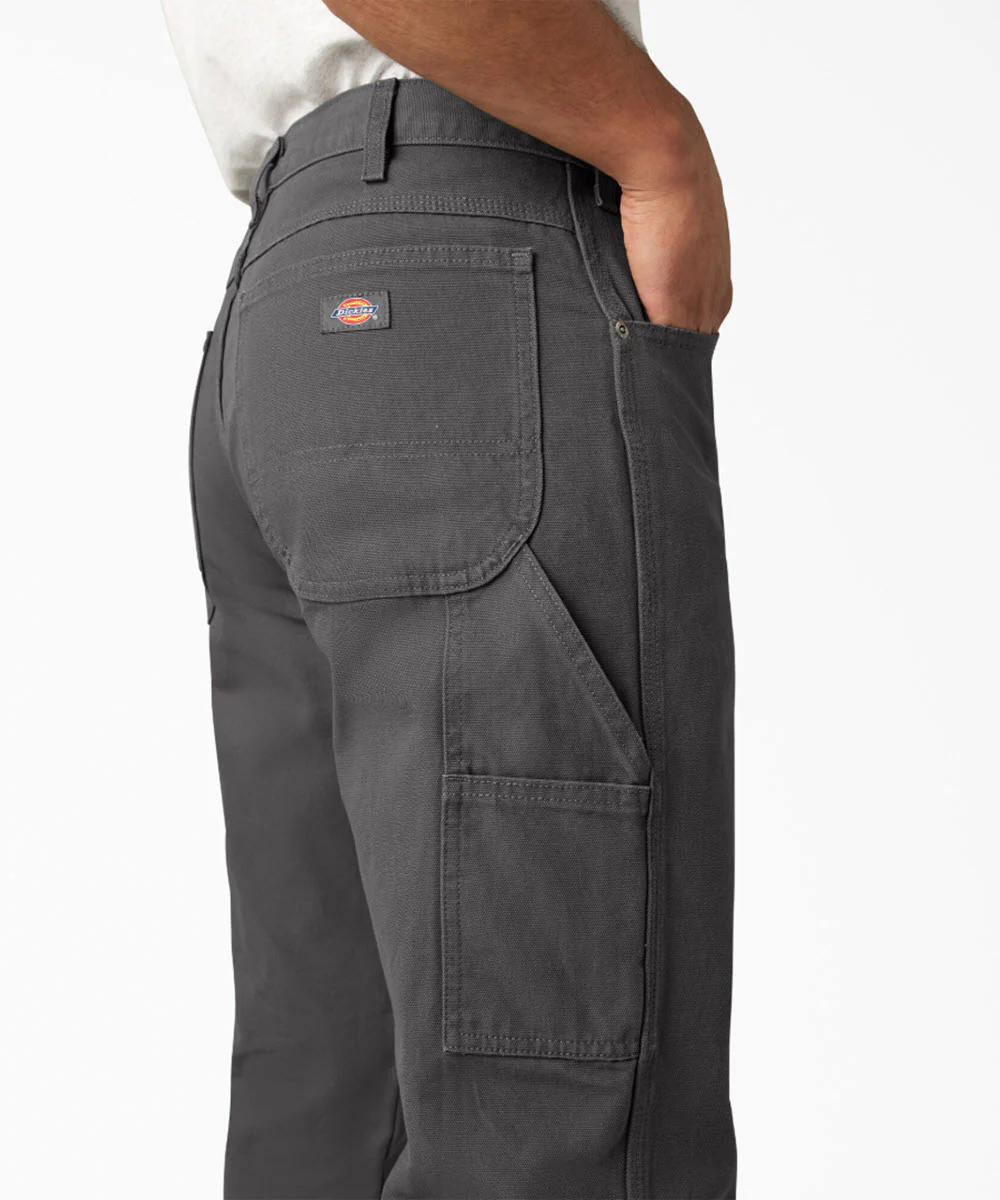 Dickies Men's Relaxed Fit Duck Utility Pants - Rinsed Slate - Image 3