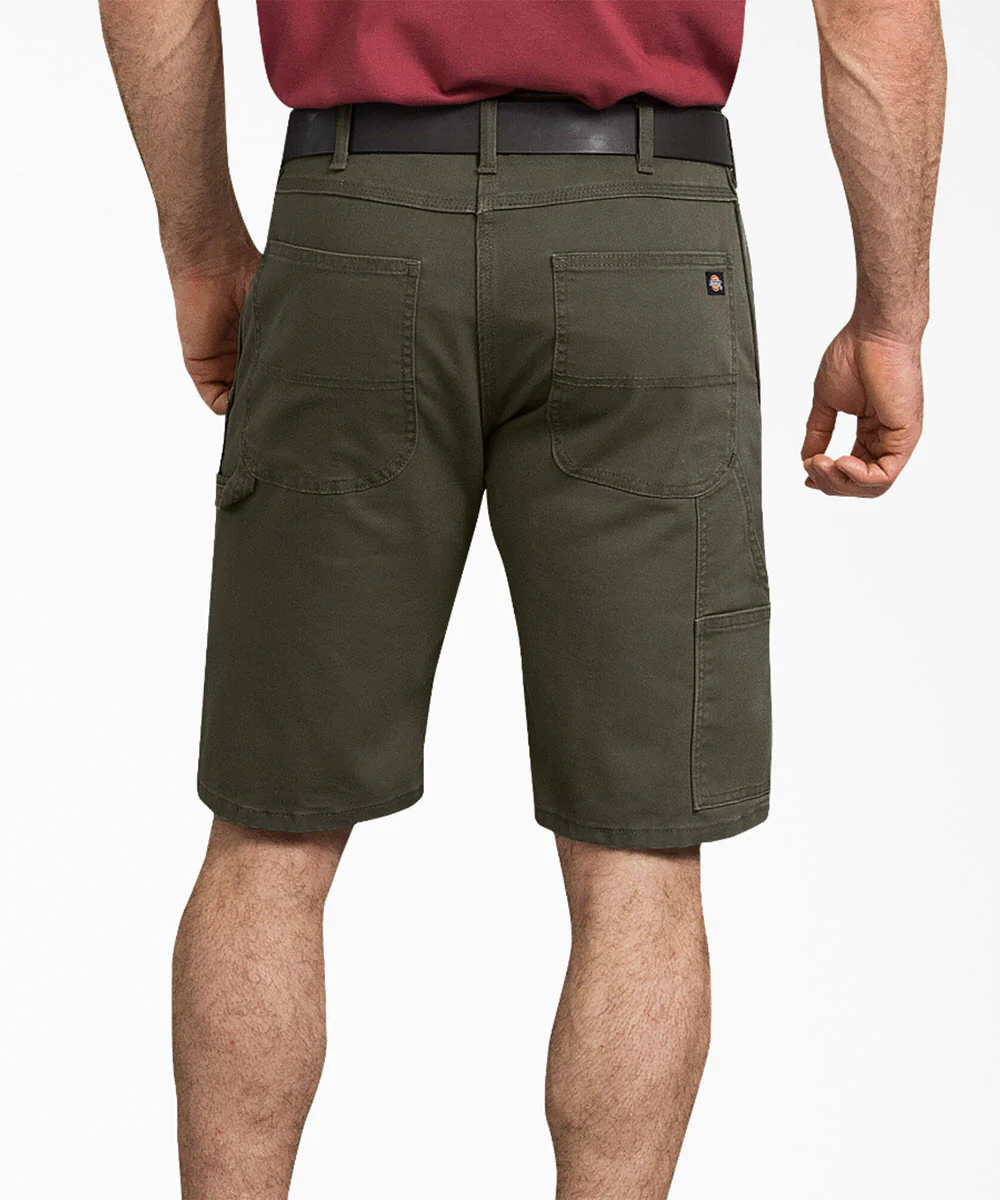 Dickies Men's Tough Max Duck Carpenter Shorts - Stonewashed Moss Green - Image 2