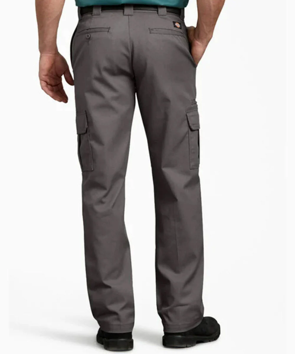 Dickies Men's Regular Fit Twill Cargo Pants - Gravel Grey - Image 5