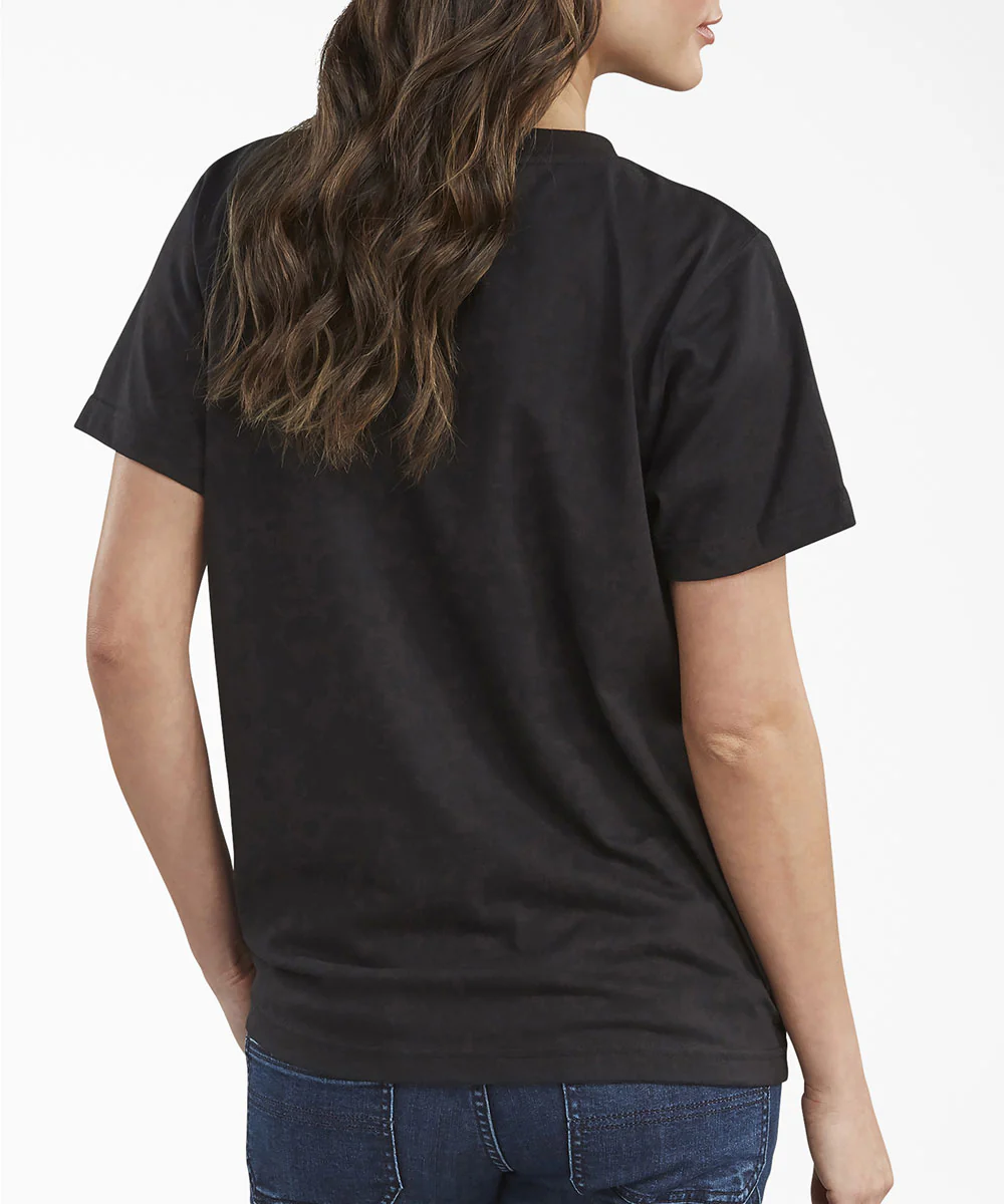 Dickies Women's Short Sleeve Heavyweight Pocket T-Shirt - Black - Image 2