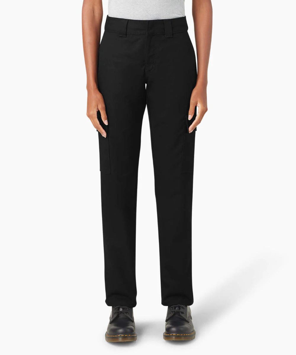 Dickies Women's Stretch Twill Cargo Pants - Black