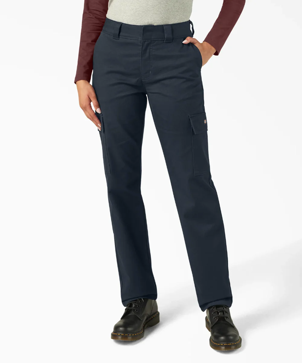 Dickies Women's Stretch Twill Cargo Pants - Dark Navy