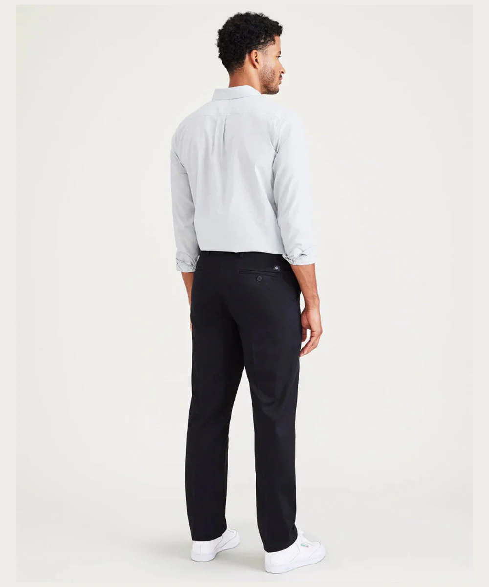Dockers Men's Signature Straight Fit Khakis - Black - Image 3
