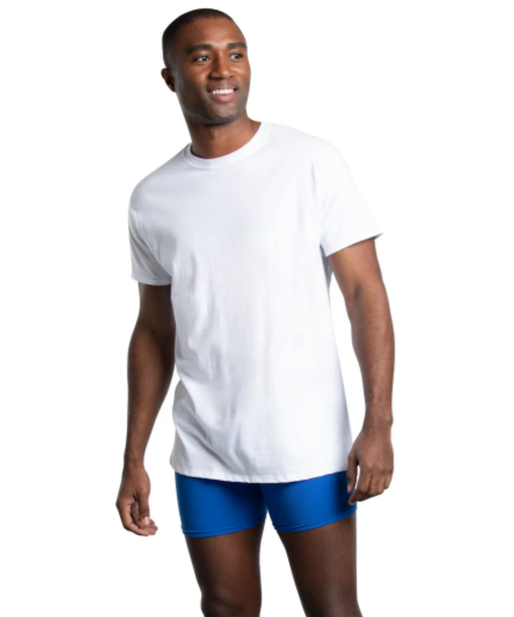 Fruit of the Loom Men's Crew Neck Undershirt - 3-Pack, White
