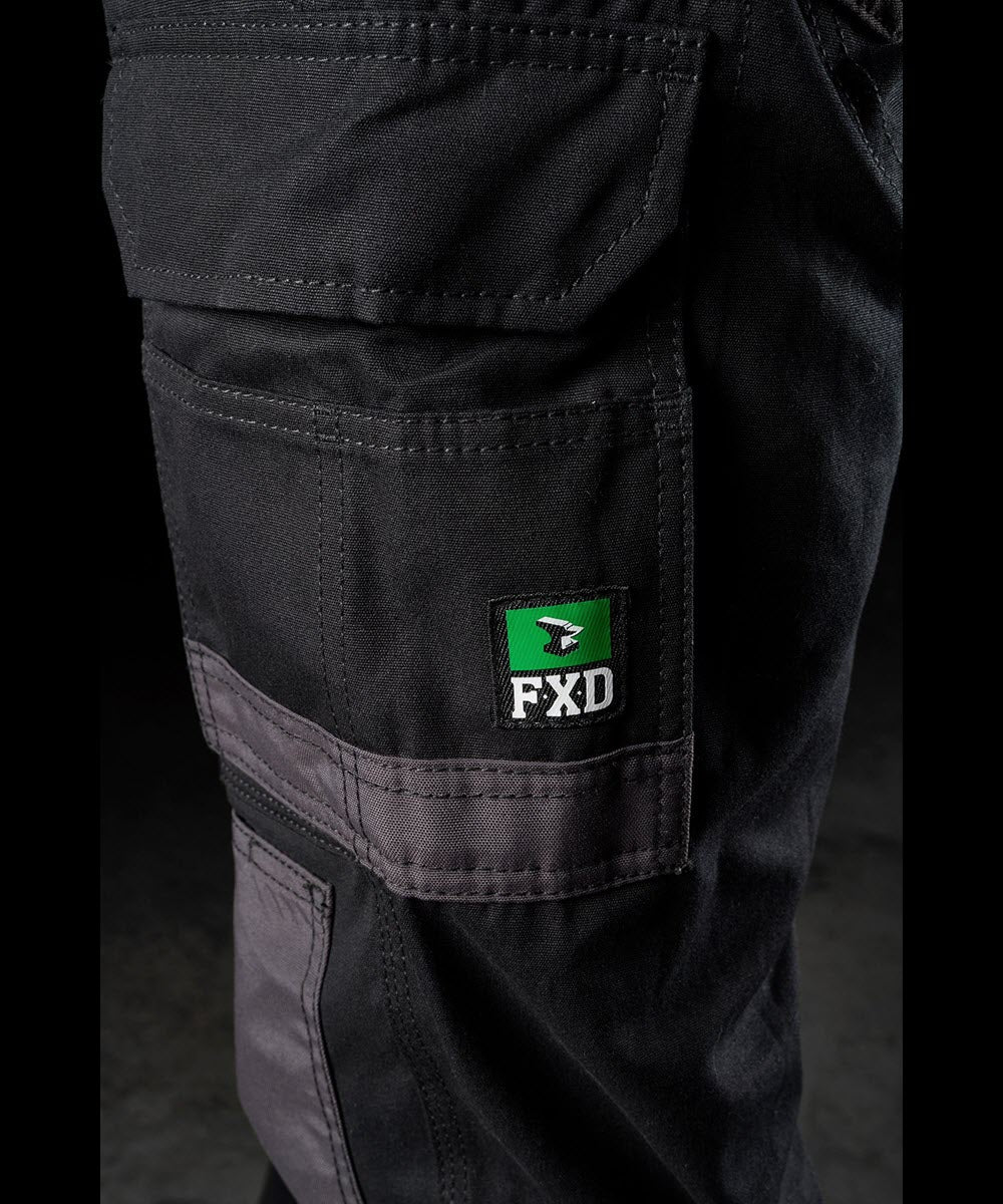 FXD WP-1 Canvas Utility Pants - Black - Image 4