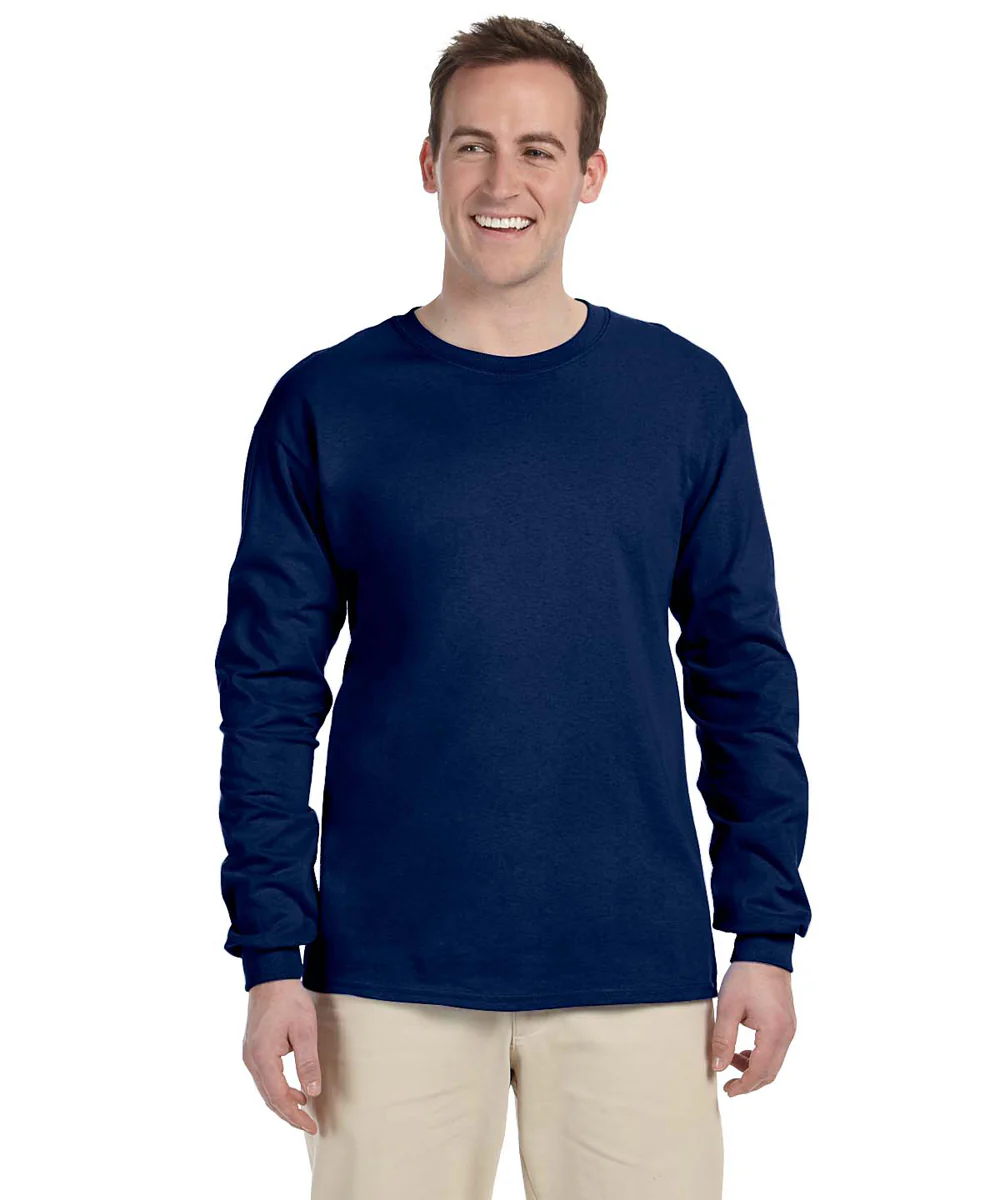 Gildan Long Sleeve Ultra Cotton T-Shirt - Navy