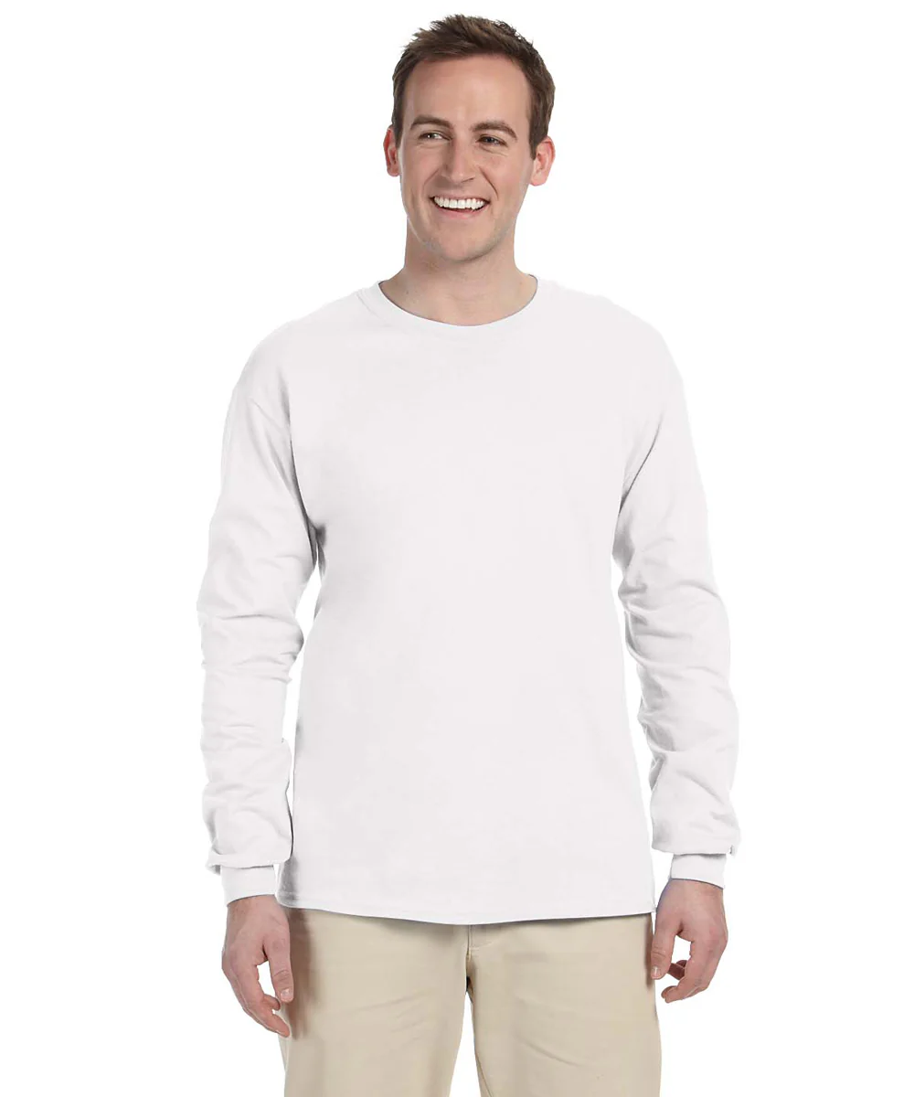 Gildan Long Sleeve Ultra Cotton T-Shirt - White