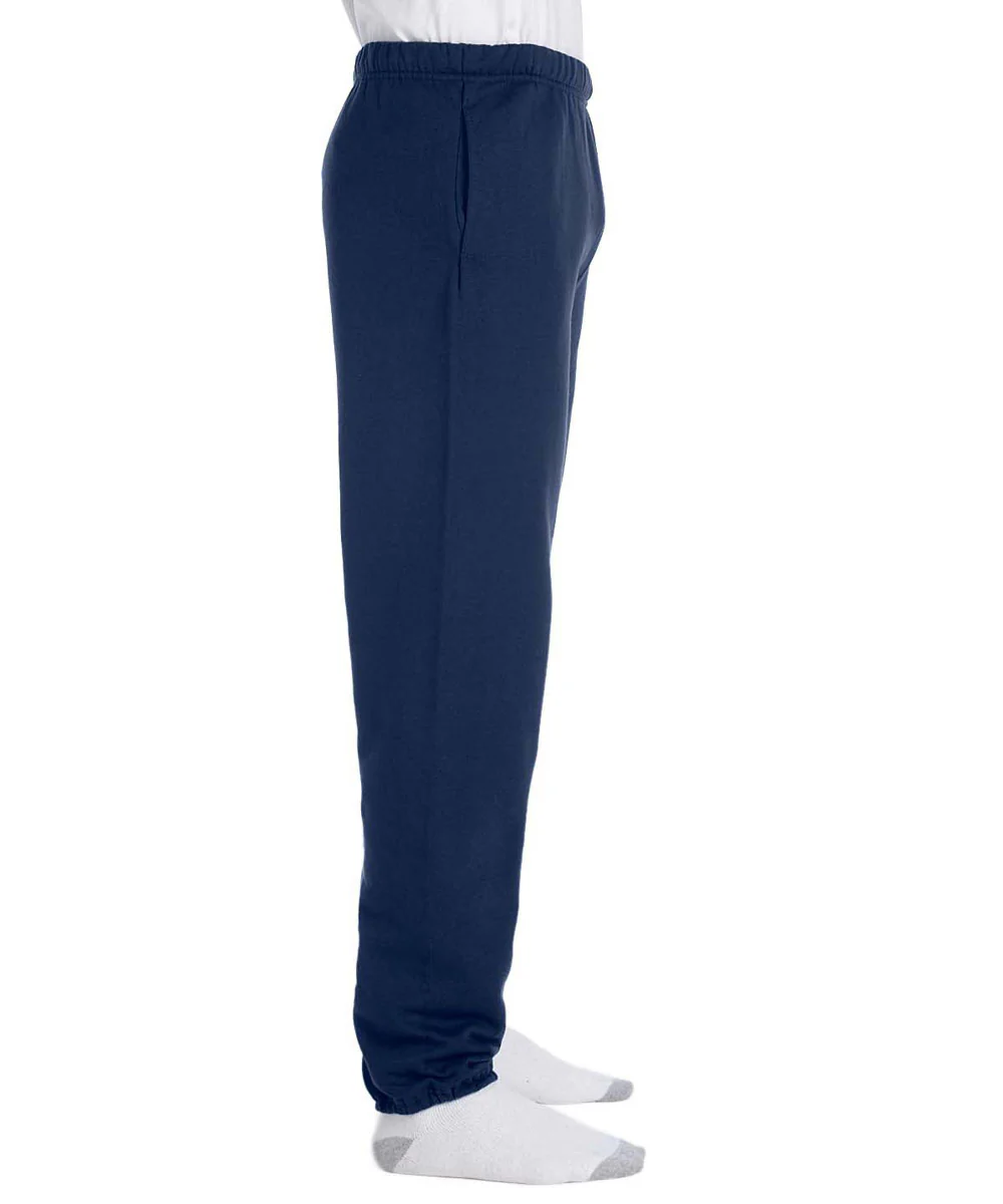 Jerzees Super Sweats NuBlend Fleece Pocketed Sweatpants - Navy - Image 3