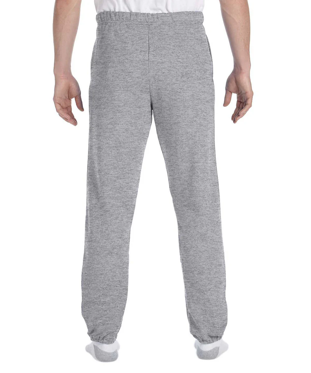 Jerzees Super Sweats NuBlend Fleece Pocketed Sweatpants - Oxford Grey - Image 2
