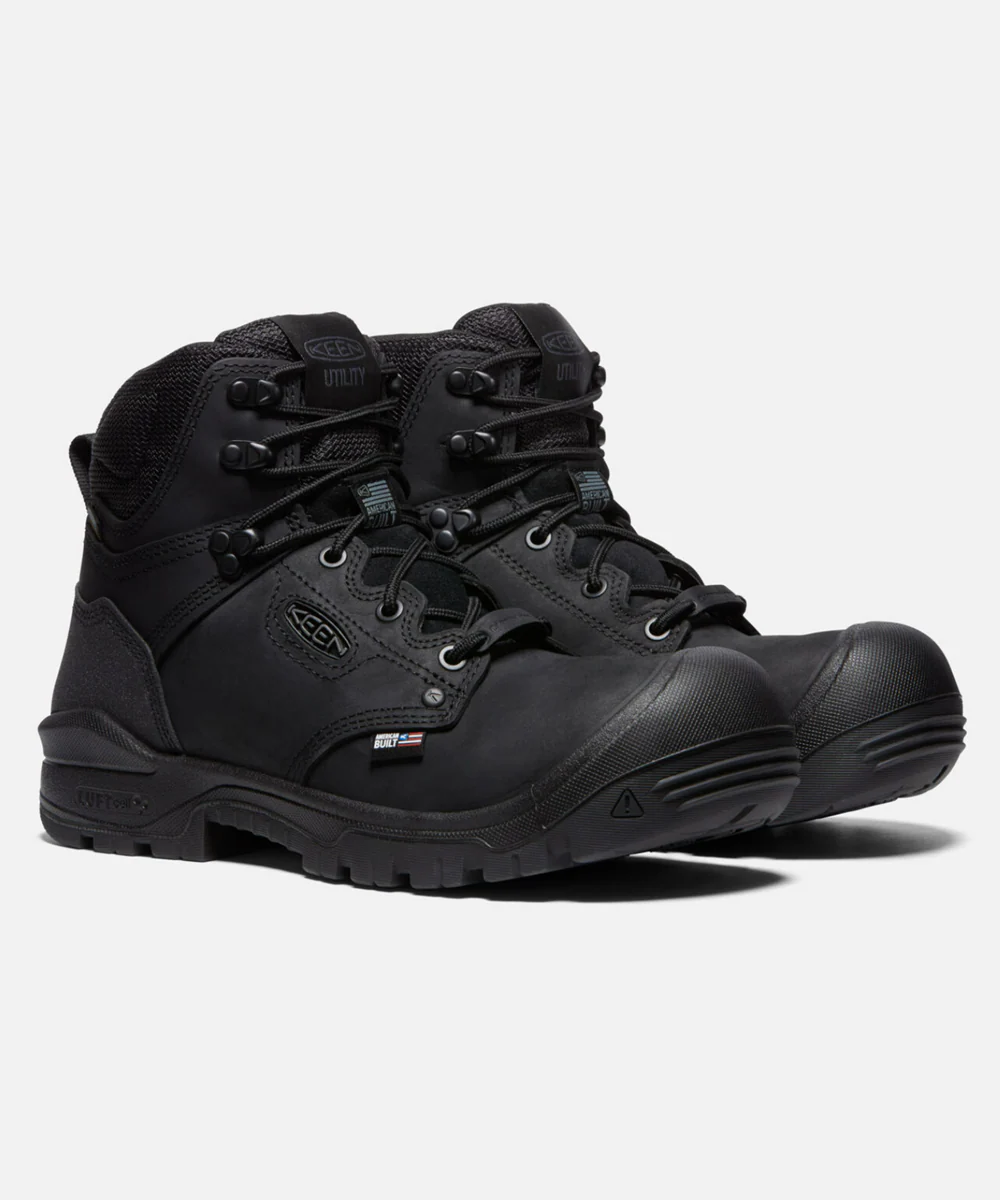 Keen Independence Carbon Fiber Toe Work Boots - Black - Image 3