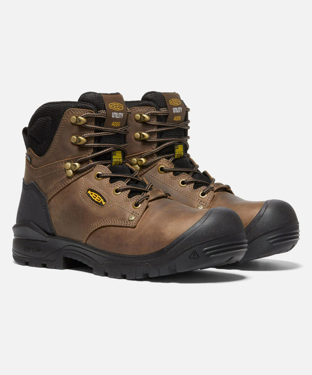 Keen Independence Insulated Safety Toe Work Boots - Dark Earth - Image 3
