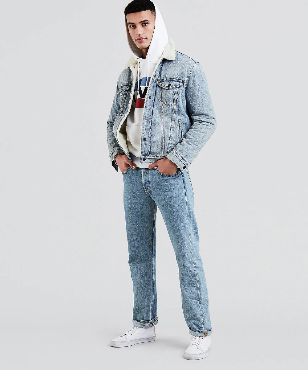 Levi's Men's 501 Original Fit Jeans - Light Stonewash - Image 2