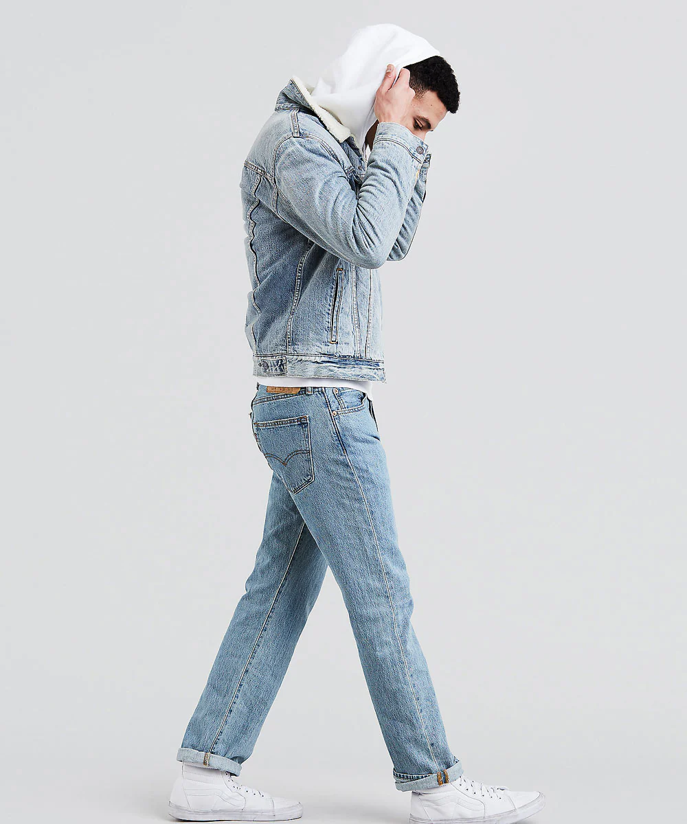 Levi's Men's 501 Original Fit Jeans - Light Stonewash - Image 4