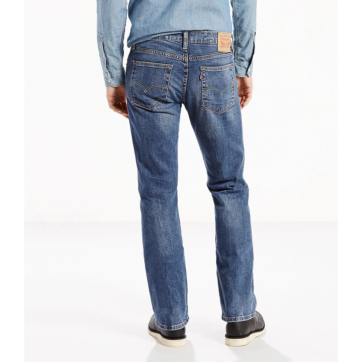 Levi's Men's 527 Slim Fit Boot Cut Jeans - Black Stone - Image 3