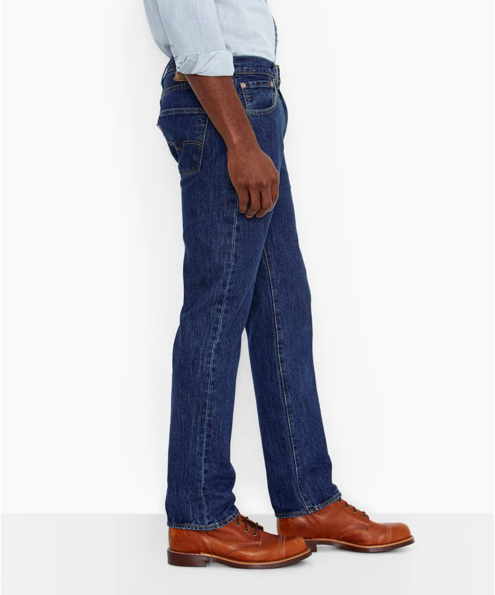 Levi’s Men's 501 Original Fit Jeans - Dark Stonewash - Image 3