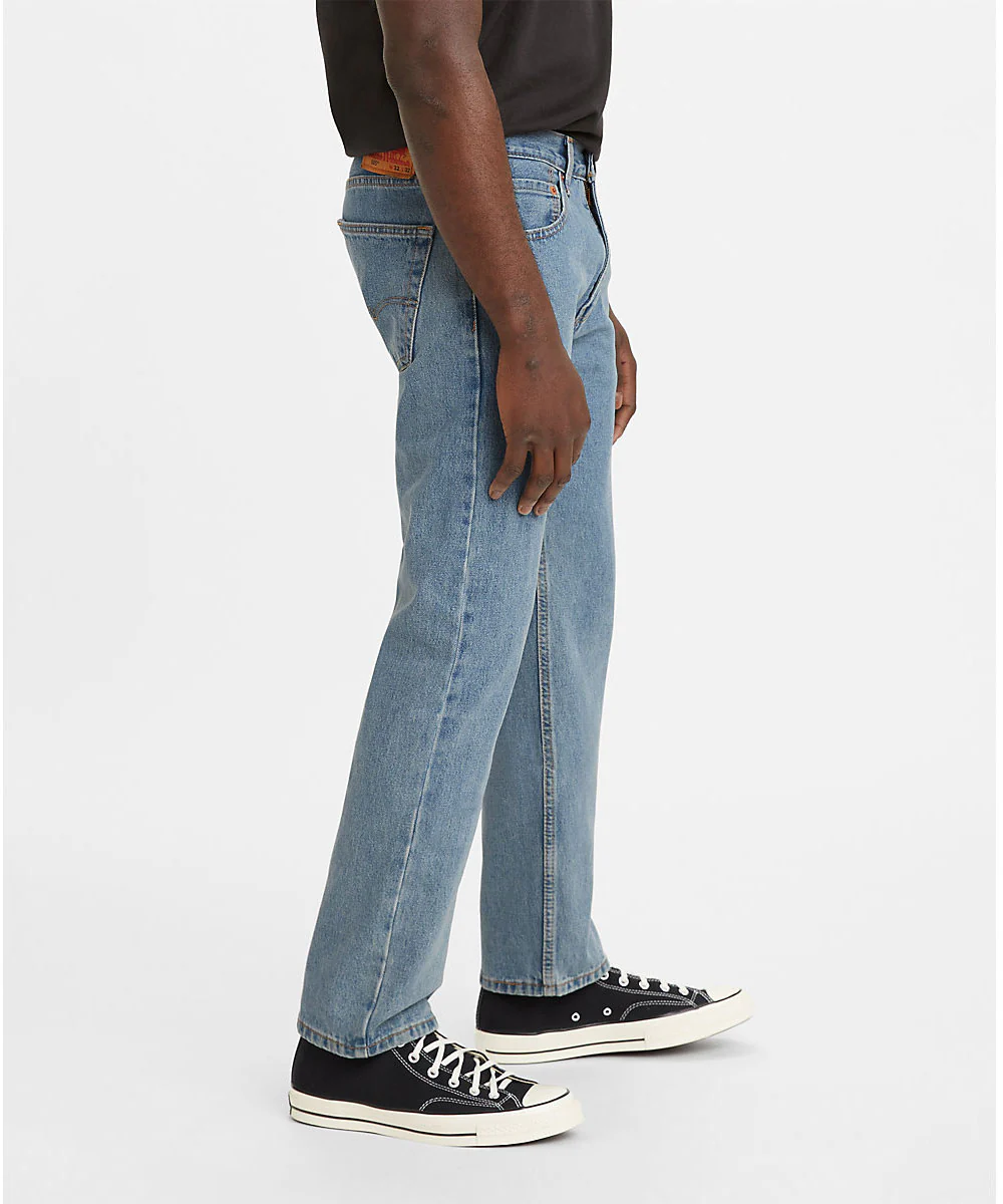 Levi’s Men's 505 Regular Fit Jeans - Light Stonewash - Image 2