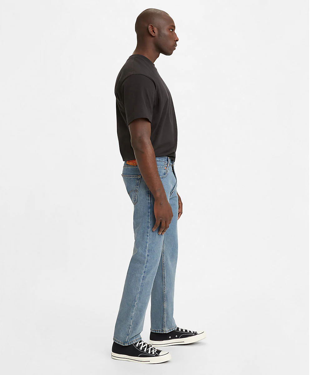 Levi’s Men's 505 Regular Fit Jeans - Light Stonewash - Image 6