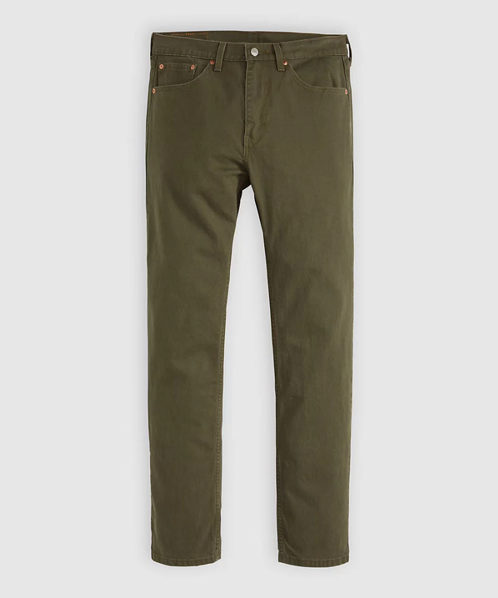 Levi’s Men's 505 Regular Fit Jeans - Olive Night - Image 2