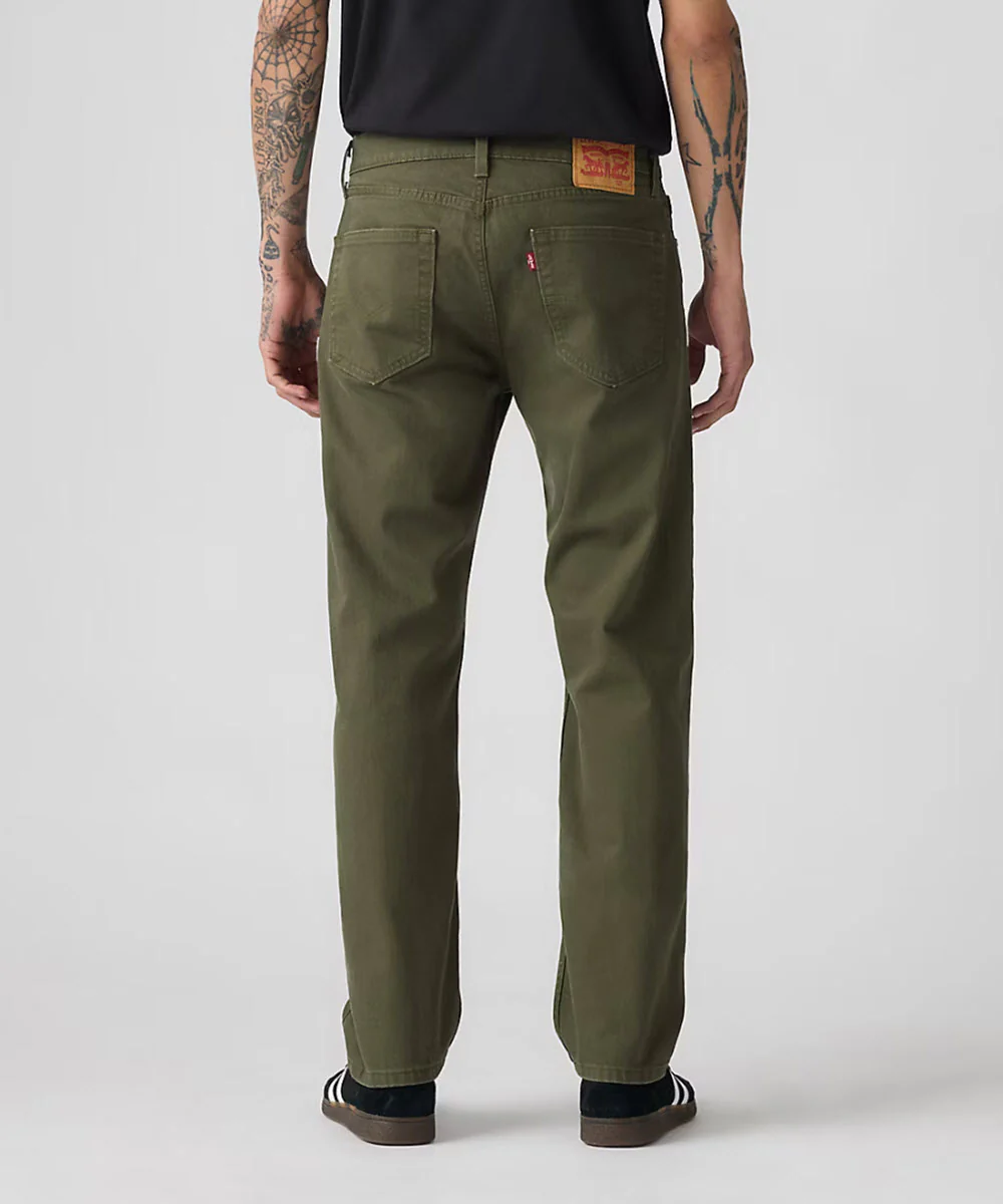 Levi’s Men's 505 Regular Fit Jeans - Olive Night - Image 3