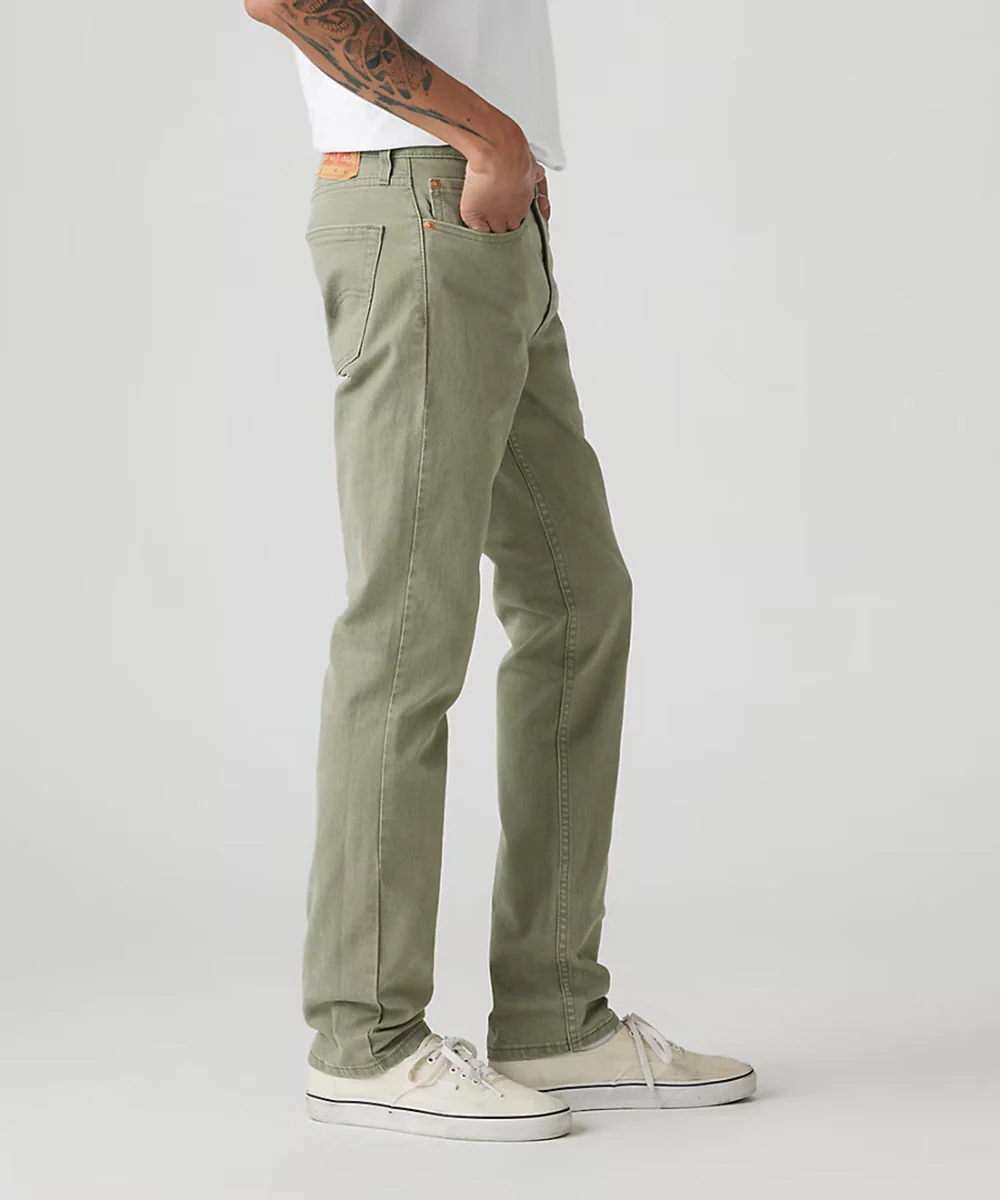 Levi’s Men's 511 Slim Fit Jeans - Deep Lichen Green - Image 3