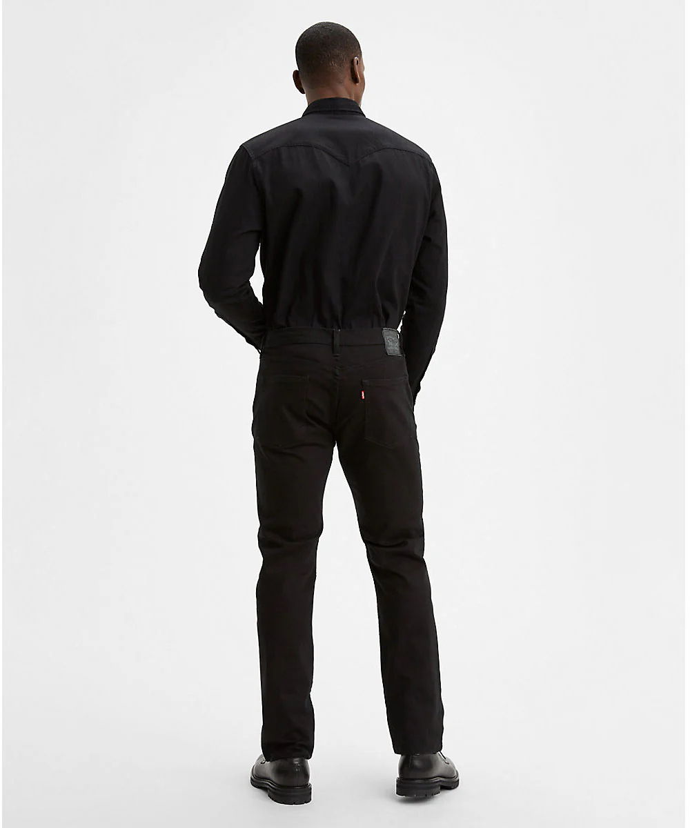 Levi’s Men's 514 Straight Fit Jeans - Black - Image 2