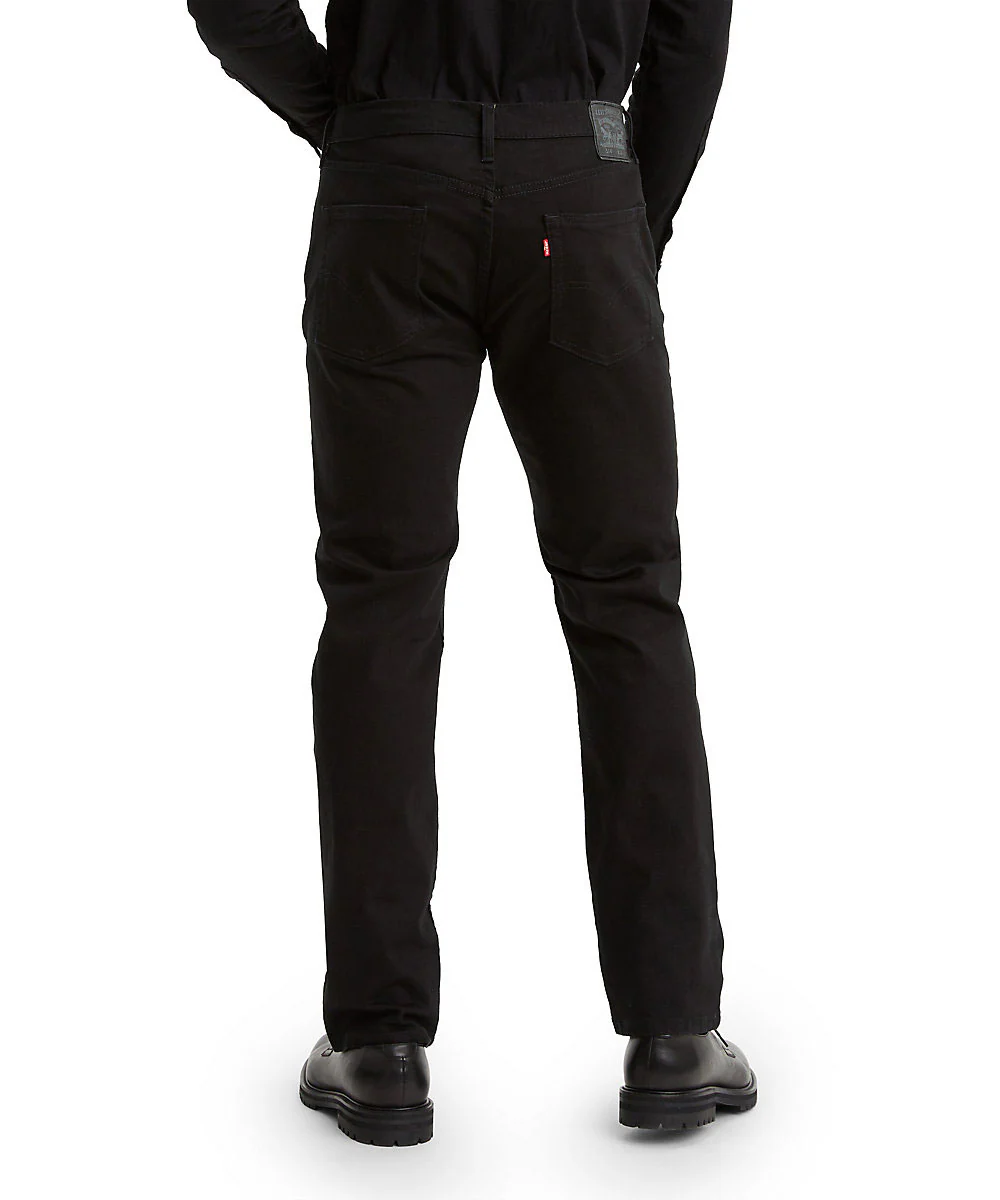 Levi’s Men's 514 Straight Fit Jeans - Black - Image 3