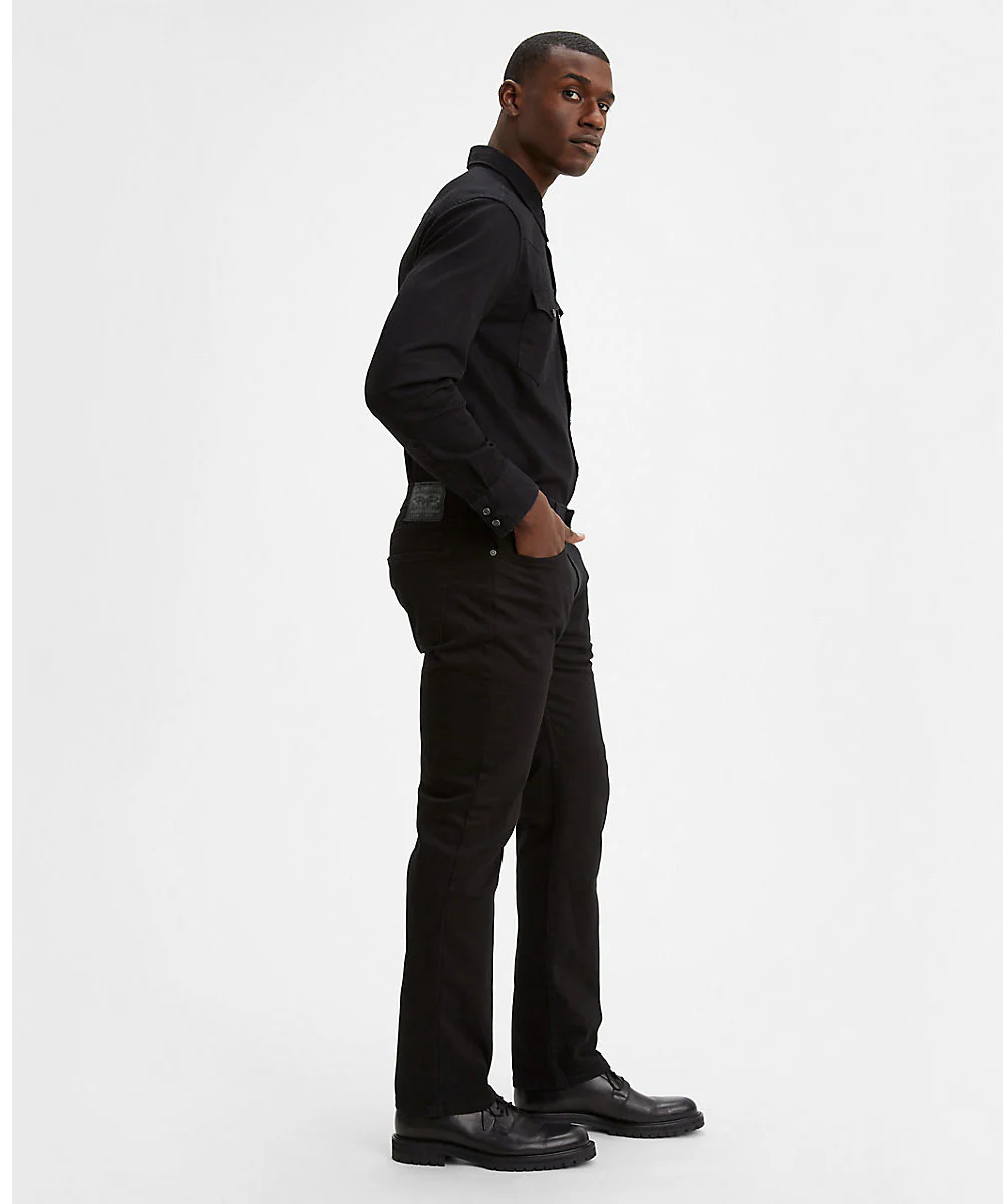 Levi’s Men's 514 Straight Fit Jeans - Black - Image 5