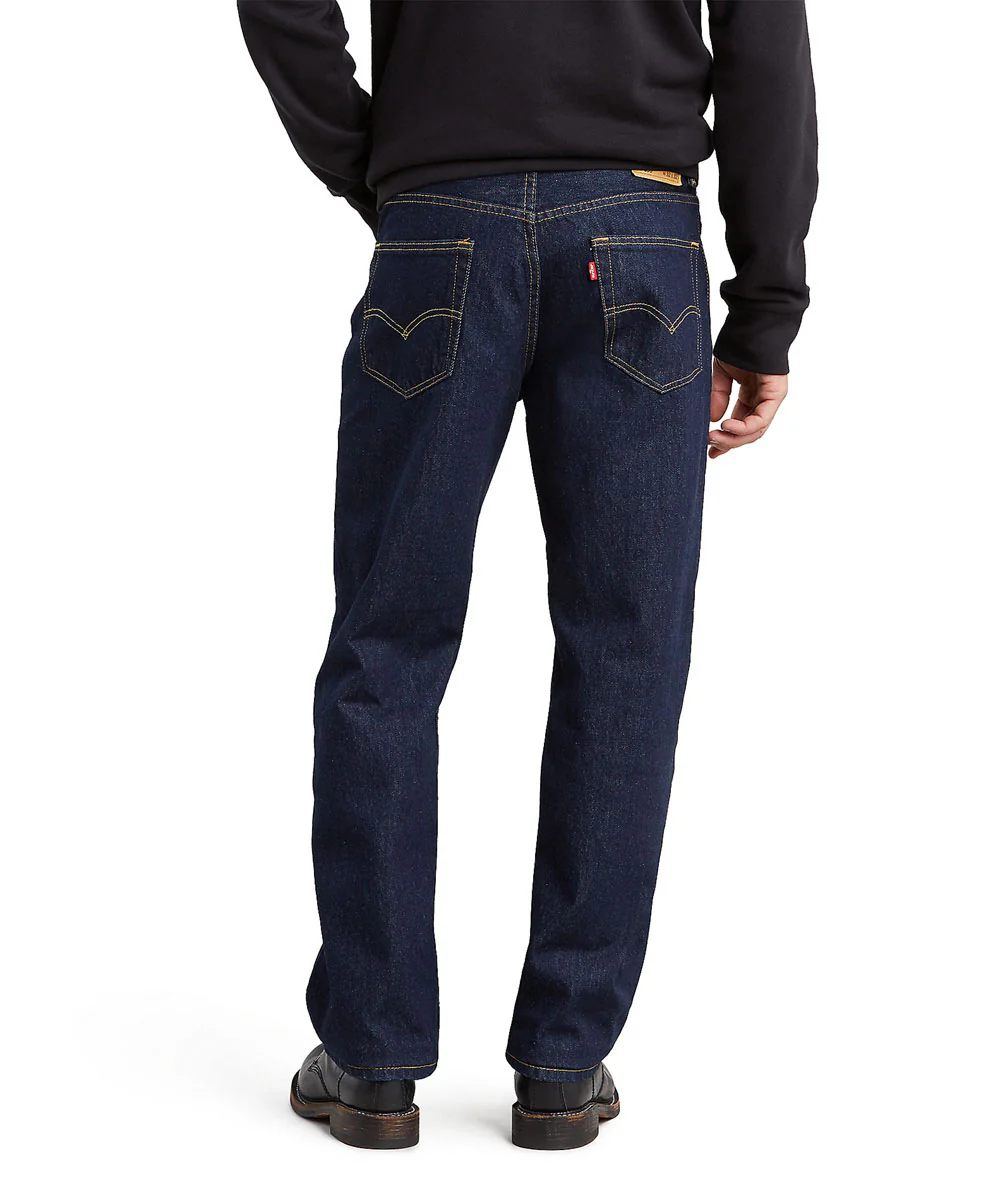 Levi’s Men's 550 Relaxed Fit Big & Tall Jeans - Rinsed - Image 2