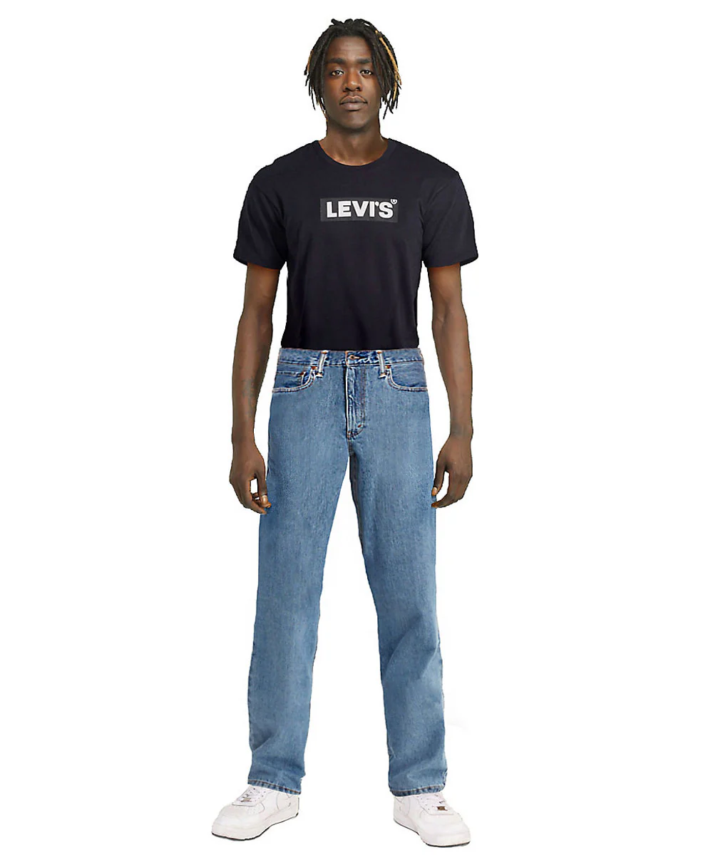 Levi’s Men's 550 Relaxed Fit Jeans - Light Stonewash - Image 4