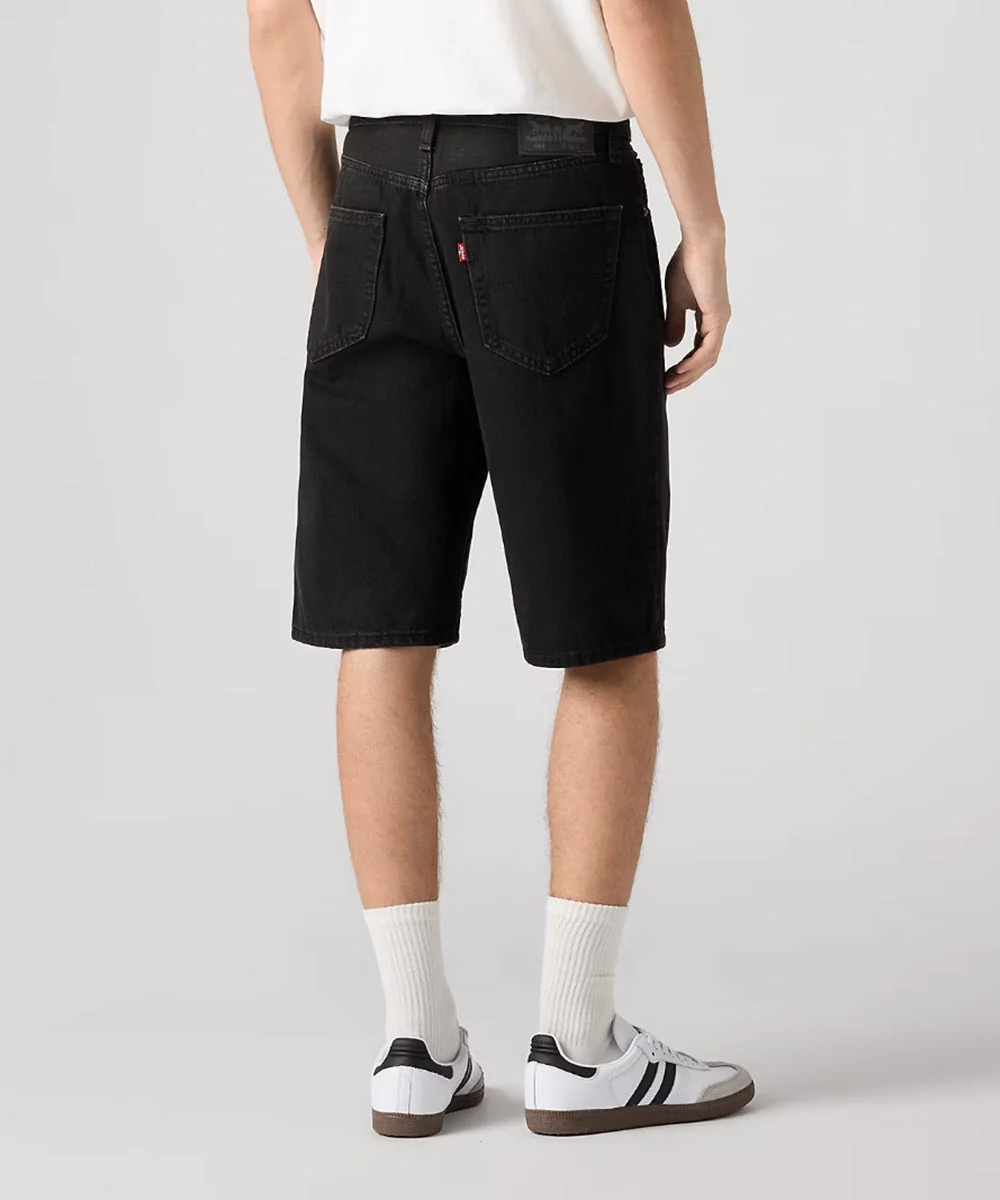 Levi's Men's 469 Loose Fit Denim Shorts - Black - Image 3