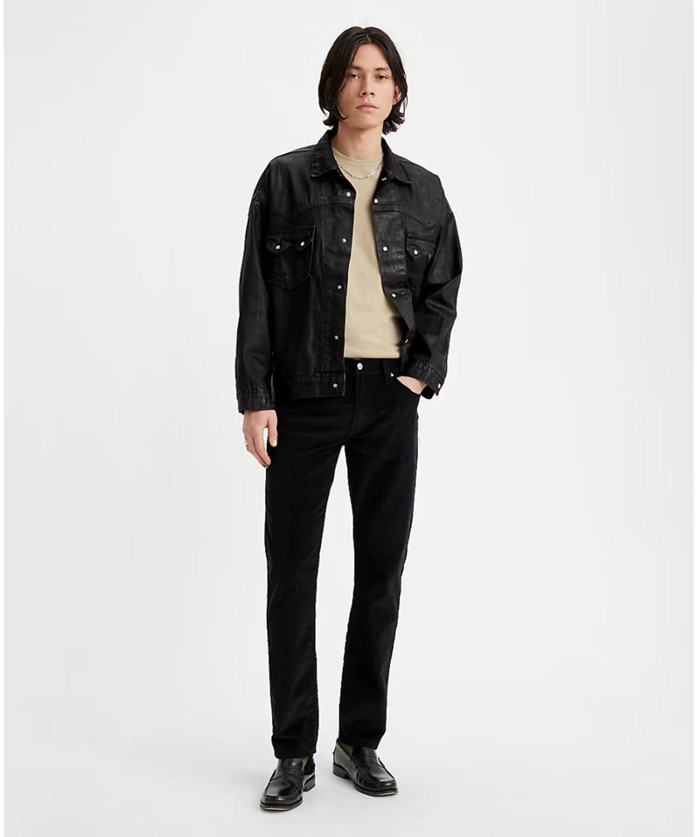 Levi's Men's 511 Slim Fit Jeans - Meteorite Black Corduroy - Image 2