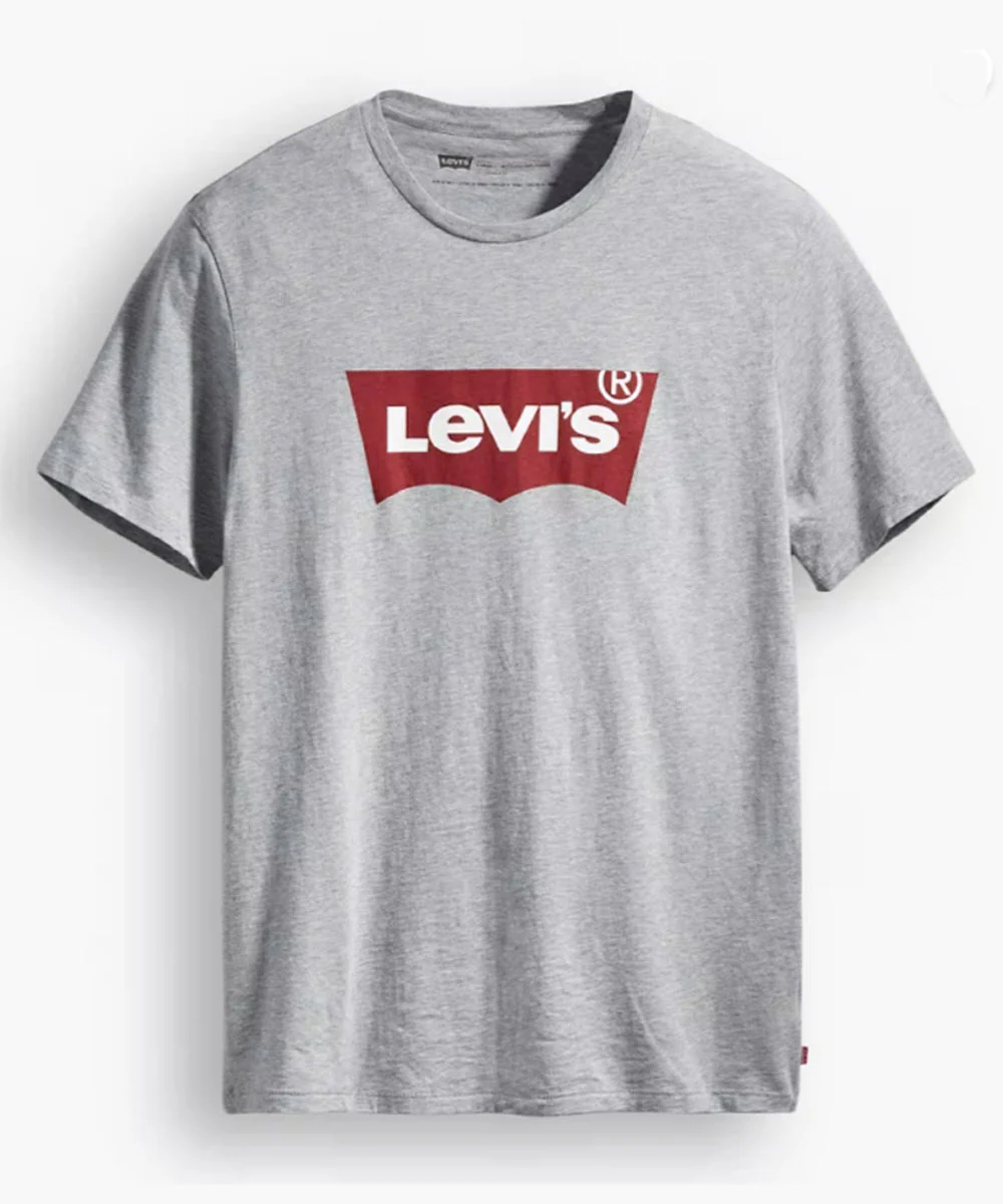 Levi's Men's Batwing Logo T-shirt - Heather Grey - Image 2