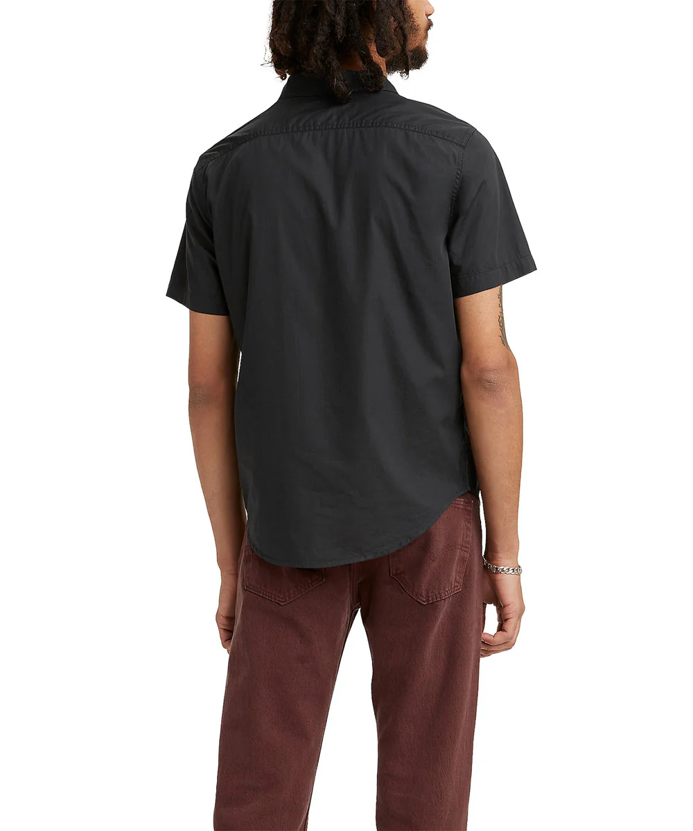 Levi's Men's Classic Short Sleeve Button Down Shirt - Black - Image 2
