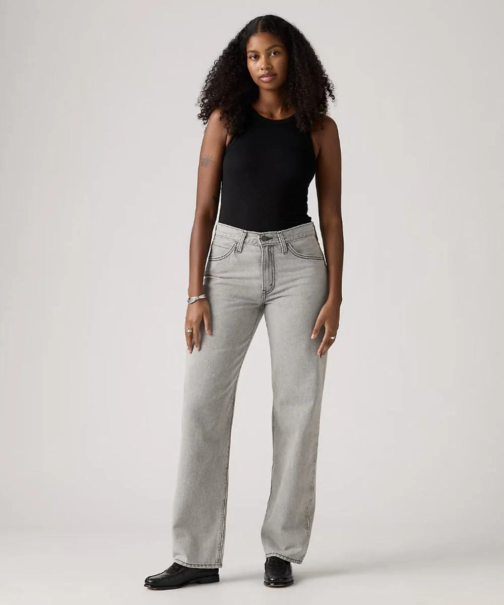 Levi's Women's '94 Baggy Jeans - Grey - Image 3
