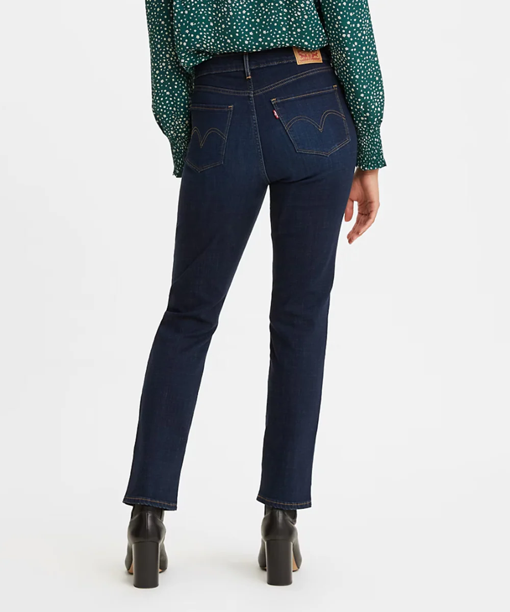 Levi's Women's Classic Mid Rise Straight Fit Jeans - Cobalt Haze - Image 3